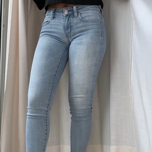 light blue jeans